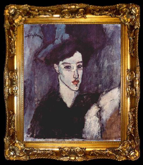 framed  Amedeo Modigliani Die Judin, ta009-2